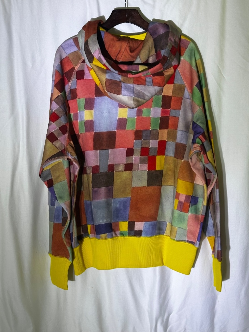 Men's - Sz XL Mark McNairy & Co Afterhood Pullover Hoodie Melmac Check - Picture 5 of 5